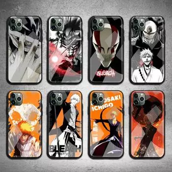 Чехол для телефона из закаленного стекла с аниме «Ичиго Куросаки» для iPhone 13 12 11 Pro Mini XR XS MAX 8X7 6S 6 Plus SE 2020 iPhone SE 2020