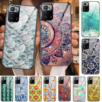 Чехол для телефона из закаленного стекла с изображением цветов бананового листа для XiaoMi Redmi Note 10 9S 8 7 6 5 A 10t Pro 9T, чехлы предварительно Redmi Note 4