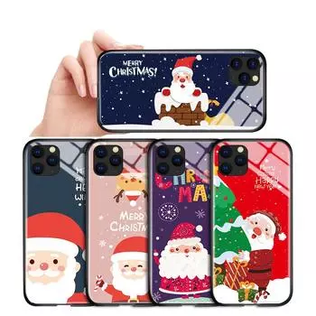 Чехол для телефона из закаленного стекла с Санта-Клаусом, Рождеством и Рождеством, для Xiaomi Redmi, противоударный чехол для смартфона из ТПУ с мягкими краями Xiaomi Redmi 11A