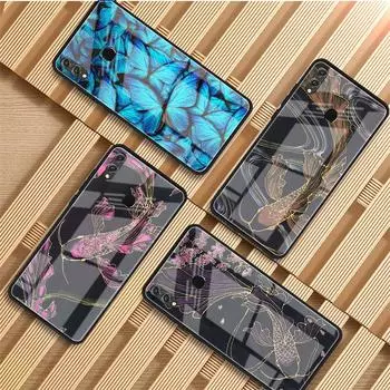 Чехол для телефона из закаленного стекла с росписью для Huawei P20 P30 P40 P40 Lite Pro Psmart Mate 20 30, чехол Huawei P20