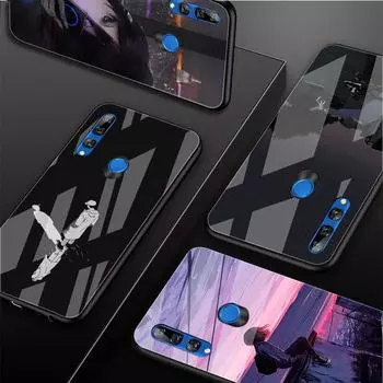 Чехол для телефона из закаленного стекла с изображением одинокой фигуры для Huawei Honor 8X9 10i 20i 20Lite 20Pro 30 Pro Honor 8X