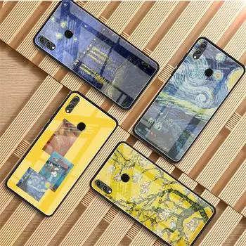 Чехол для телефона из закаленного стекла Ван Гога для Huawei P20 P30 P40 P40 Lite Pro Psmart Mate 20 30, чехол Huawei P20