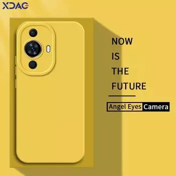 Чехол для телефона из жидкого силикона с ангельскими глазками для Huawei Nova 11 Pro Ultra SE 360, мягкая противоударная задняя крышка Nova11 11Pro 11Ultra Huawei Nova 11