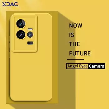 Чехол для телефона из жидкого силикона с ангельскими глазками для VIVO iQOO 11 Pro S 11S 5G Global Version, мягкий противоударный чехол iQOO11 11Pro, сумка VIVO iQOO 11 5G