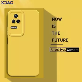 Чехол для телефона из жидкого силикона с ангельскими глазками для Xiaomi POCO F4 GT 5G, мягкий, ударопрочный, на 360 градусов, чехол для мобильного телефона POCOF4 F4GT POCO F4