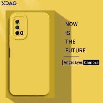 Чехол для телефона из жидкого силикона с ангельскими глазками для VIVO iQOO Z1 Z1X 5G, задняя крышка iQOOZ1X X, полностью защитный, мягкий, противоударный, Fundas VIVO iQOO Z1 5G