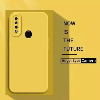 Чехол для телефона из жидкого силикона с ангельскими глазками для OPPO A31 A8, защитный мягкий противоударный чехол на 360 градусов для девочек OPPOA31 OPPO A31