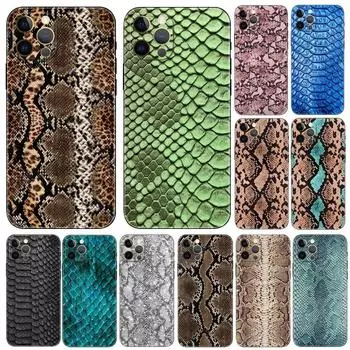 Чехол для телефона из змеиной кожи для iPhone Samsung Galaxy Redmi Xiaomi Oppo OnePlus Note SA 7 8 9 10 11 12 13 14 20 21 22 23 53 54 Pro Max Plus Ultra TPU Soft iPhone 6 or 6S