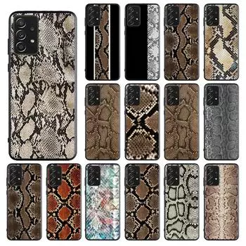 Чехол для телефона из змеиной кожи для Samsung Galaxy A13 A22 A12 A32 A71 A11 A21S A33 A52 A72 A51 A50 A70 A31 M31 A22 5G