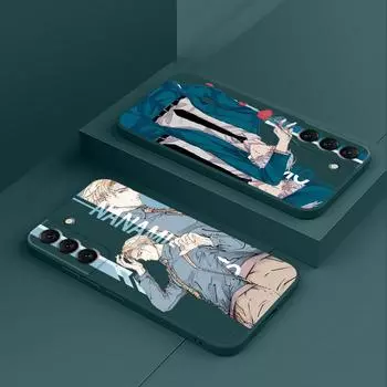 Чехол для телефона Japan Anime Jujutsu Kaisen для Samsung Galaxy Note 20 Ultra Note 10 Plus 8 9 S21 S23 Ultra S20, квадратный жидкий чехол Samsung Note 8