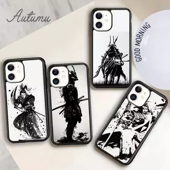 Чехол для телефона Japan The samurai Ninja для iPhone 11 12 13 14 Pro Max mini XR XS SE 2020 7 8 Plus Samsung Galaxy S21 S22 iPhone 6plus