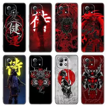 Чехол для телефона Japanese Samurai Art для Xiaomi Mi POCO X3 NFC GT M4 M3 12 11T 10T Pro A3 11 Lite NE 5G 12X 11i F3 мягкий черный чехол Xiaomi Mi A3 Lite