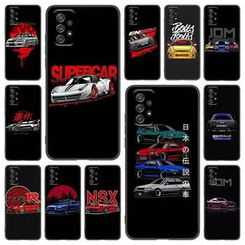 Чехол для телефона JDM Tokyo Drift Sports Car для Samsung A21 A30 A50 A52 S A13 A22 A32 A33 A53 A73 5G A11 A12 A31 A51 A70 A71 A72 Samsung A13