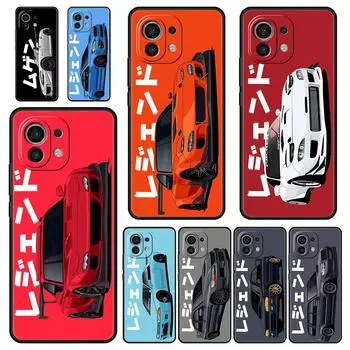 Чехол для телефона JDM Tokyo Drift Sports Car для Xiaomi 12T 12 13 Pro Poco X3 NFC M3 F3 F4 M4 X4 Mi Note 10 11 Lite 10T 5G 11T 9T Mi 11 Lite