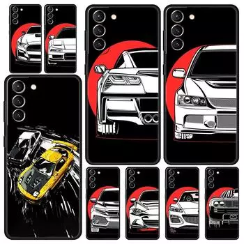 Чехол для телефона JDM Tokyo Drift Sports Car Lamp для Samsung Galaxy S23 Ultra S22 S21 S20 FE 5G S10 S10E S9 S8 Plus Note 20, мягкий чехол Samsung S20