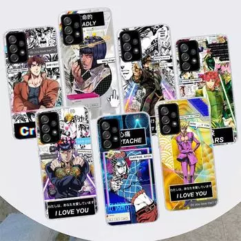 Чехол для телефона JoJo s Bizarre Adventure Art для Samsung Galaxy A53 A52 A73 A72 A12 5G A13 A22 A23 A32 A33 A02S A03S A42 A43 A50S Coq Samsung A52