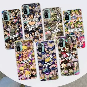 Чехол для телефона JoJo s Bizarre Adventure Background для Xiaomi Redmi 10 10C 10A 9T 9C 9A 9 Prime 8 8A 7 7A 6 6A K20 K30 K40 Pro S2 Fu Redmi 10
