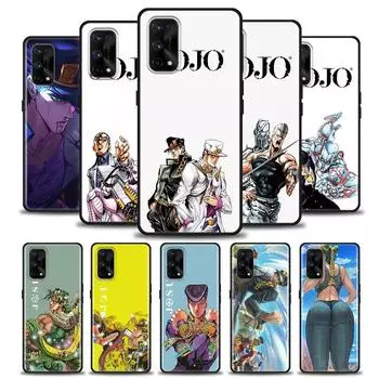Чехол для телефона JoJos Bizarre Adventure с рисунком аниме для OPPO Realme C1 C2 C3i C21 C21Y C25s C15 C11 C12 C20 CT GT GT2 X50 Narzo Pro Realme C1