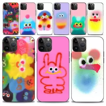 Чехол для телефона Jon Burgerman Art для iPhone 15 14 13 12 11 Pro Max Mini X 7 8, мягкий чехол iPhone14Plus