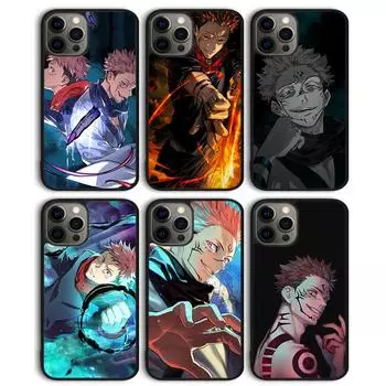 Чехол для телефона Jujutsu Kaisen Ryomen Sukuna для iPhone 11 12 13 14 Pro Max, мини-чехол для iPhone X XS Max XR 5 6 7 8 Plus Coque iPhone 6plus