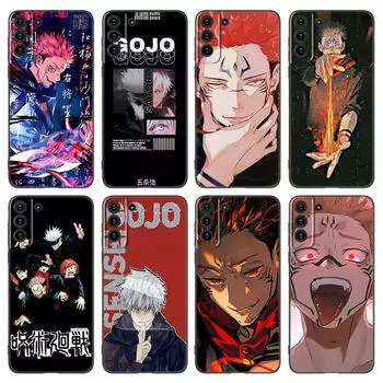 Чехол для телефона Jujutsu Kaisen с аниме для Samsung Galaxy S20 S21 FE S22 Ultra S10 Lite S10E S9 S8 Plus S7 Edge, мягкий черный чехол из ТПУ Samsung S10E