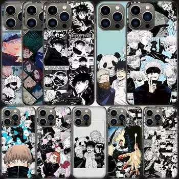 Чехол для телефона Jujutsu Kaisen с аниме комиксами для Apple Iphone 13 12 Mini 11 14 Pro Max SE 2020 X XS XR 8 7 6 6S Plus 5 5S Shell C iPhone 13