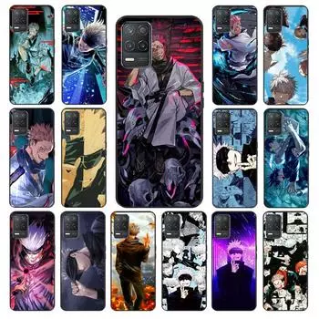 Чехол для телефона Jujutsu Kaisen Satoru Gojo для OPPO Realme GT 2 Pro X2 Pro XT C25S 8 7 6 Pro 6i GT Master C3 C21 C21Y C11 X3 SuperZoom Realme 6 Pro