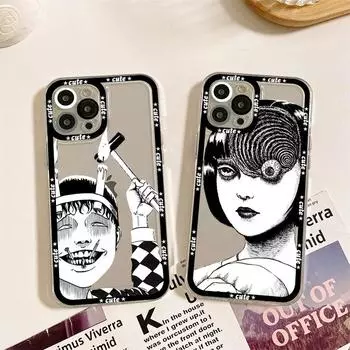 Чехол для телефона Junji Ito Collection Tees Horror для iPhone 11 12 13 Mini Pro Max 14 Pro Max iphone11