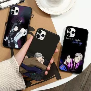 Чехол для телефона «Юрий на льду» в стиле аниме для iPhone 12 11 13 7 8 6 s plus x xs xr pro max mini iphone 11 pro