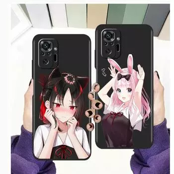 Чехол для телефона Kaguya sama Love is War Fujiwara Funda для Xiaomi Redmi Note 8 11 10 Pro 10S 9S 9 9T 8T 9C 9A 8A 7 K40 Gaming Cover Redmi 8