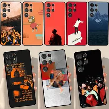 Чехол для телефона Kanye-West для Samsung Galaxy S23 S21 S22 Ultra S8 S9 S10 Note 10 Plus S20 FE, чехол Funda Note 20 Ultra