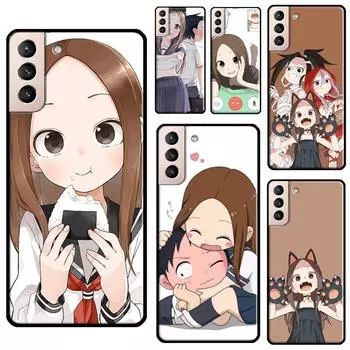 Чехол для телефона karakai jouzu no takagi San для Samsung Galaxy S21 S22 Ultra Note 20 S8 S9 S10 Note 10 Plus S20 FE Fundas Galaxy S8