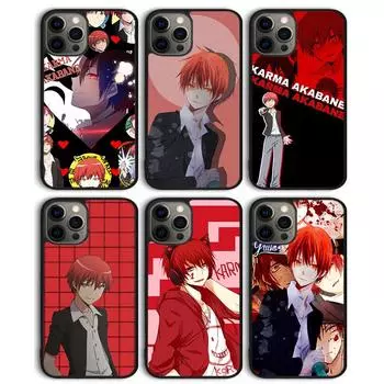 Чехол для телефона Karma Akabane «Убийство в классе» для iPhone 11 12 13 14 Pro Max, мини-чехол для iPhone X XS Max XR 5 6 7 8 Plus iPhone 6plus