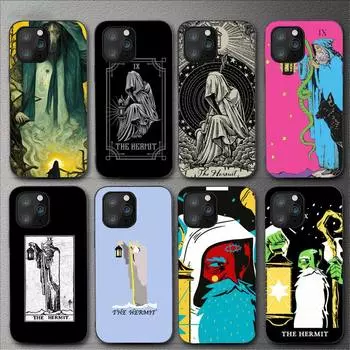 Чехол для телефона «Карта Таро Отшельник» для Iphone 11 12 Mini 13 14 Pro Xs Max X 8 7 6s Plus 5 Se Xr Shell iphoneX