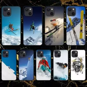 Чехол для телефона «Катание на лыжах, снегу, сноуборде, лыжах» для iPhone Samsung Galaxy Redmi Xiaomi Oppo OnePlus Note SA 7 8 9 10 11 12 13 14 20 21 22 23 53 54 Pro Ultra iPhone 6 or 6S
