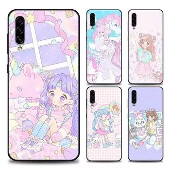 Чехол для телефона Kawaii Anime Cute Beautiful Girl для Samsung Galaxy A90 A80 A70 A70S A60 A50 A40 A30 A30S A20S A20E A10 A10E 5G Samsung A10