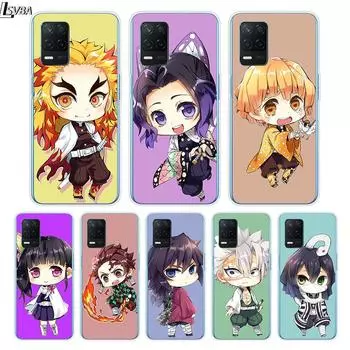 Чехол для телефона Kawaii Kimetsu No Yaiba для Realme 8 8i V3 V5 GT Neo Flash Edition Explorer Master Neo2 Narzo 30 50i 50A C21Y Realme V3