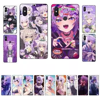 Чехол для телефона Kawaii Nekomata Okayu для Xiaomi Mi 5X 8 9 10 11 12 lite pro 10T PocoX3pro PocoM3 Note 10 pro lite Xiaomi Mi 10 Pro