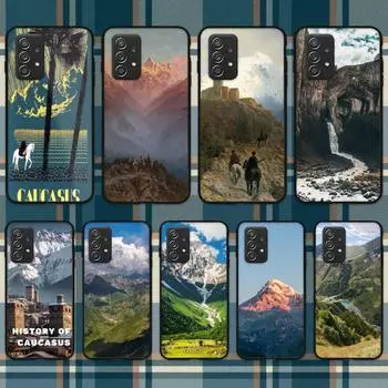 Чехол для телефона «Кавказ» для Samsung Galaxy A02 A12 A21 A22 A32 A41 A42 A51 A71 A72 Shell SamsungA714g