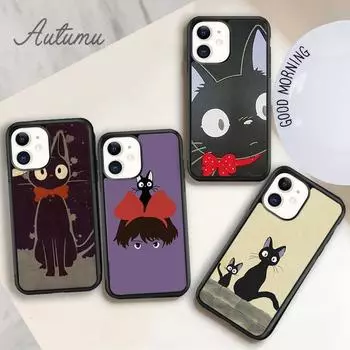 Чехол для телефона Kikis с изображением кота для iPhone 11, 12, 13, 14 Pro Max mini XR XS SE 2020, 6, 7, 8 Plus, Samsung Galaxy S21 S22 iPhone 6plus