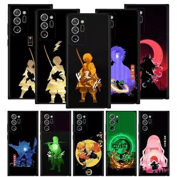 Чехол для телефона Kimetsu No Yaiba Demon Slayer для Samsung Galaxy Note 20 Ultra 8 9 10 Plus S20 FE S21 S20 Plus, силиконовый чехол Samsung Note 8