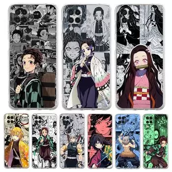 Чехол для телефона Kimetsu no Yaiba от Demon Slayer для Samsung A51 A71 A21S A12 A11 A31 A41 A01 A03S A13 A33 A73 A53 A52 A32 5G A23 Samsung A01