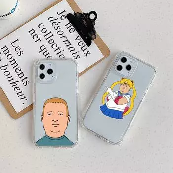 Чехол для телефона King Hill Bobby для iPhone 11 12 Mini 13 Pro XS Max X 8 7 6s Plus 5 SE XR с прозрачным корпусом iPhone13PROMAX