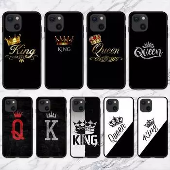Чехол для телефона King Queen Art для iPhone 11 12 Mini 13 14 Pro XS Max X 8 7 6s Plus 5 SE XR Shell iPhone14ProMax
