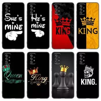 Чехол для телефона King Queen Art для Samsung Galaxy A21 A30 A50 A52 S A13 A22 A32 4G A23 A33 A53 A73 5G A12 A31 A51 A70 A71 A72 Samsung A22 4G