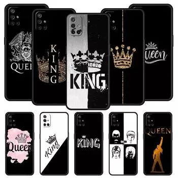 Чехол для телефона King Queen Lovers Couple для OnePlus 10 9 Pro 9T 10R 9R 9RT 8T 8 7 6T 7T Nord 2T CE 2 5G N200 N10 N100 силиконовый чехол OnePlus 10R