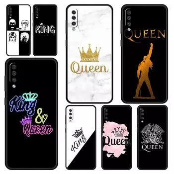 Чехол для телефона King Queen Lovers для Samsung Galaxy A52 A50 A70 A10 A30 A40 A20S A20E A02S A12 A22 A72 A42 A32 5G A04s Samsung A02