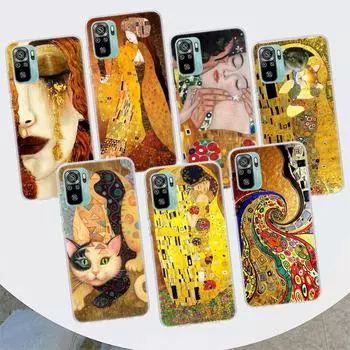 Чехол для телефона Kiss by Gustav Klimt для Xiaomi Redmi 10 10C 10A 9T 9C 9A 9 Prime 8 8A 7 7A 6 6A K20 K30 K40 Pro S2 Fundas Cove Redmi 10