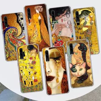 Чехол для телефона Kiss by Gustav Klimt Desig, чехол для телефона Huawei P30 P20 P10 P40 P50 Pro Mate 20 40 30 10 Lite, популярные Fundas Art Gift Coq Huawei P30