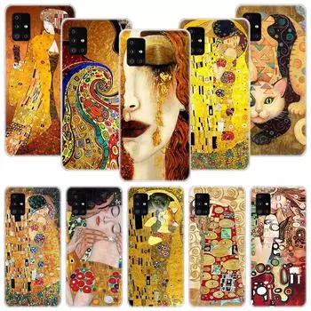 Чехол для телефона Kiss от Густава Климта с рисунком для Samsung Galaxy A50 A70 A40 A30 A20S A10 Note 20 Ultra 10 Lite 9 8 A6 A8 Plus A7 A9 + C Samsung A70